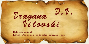 Dragana Vilovski vizit kartica